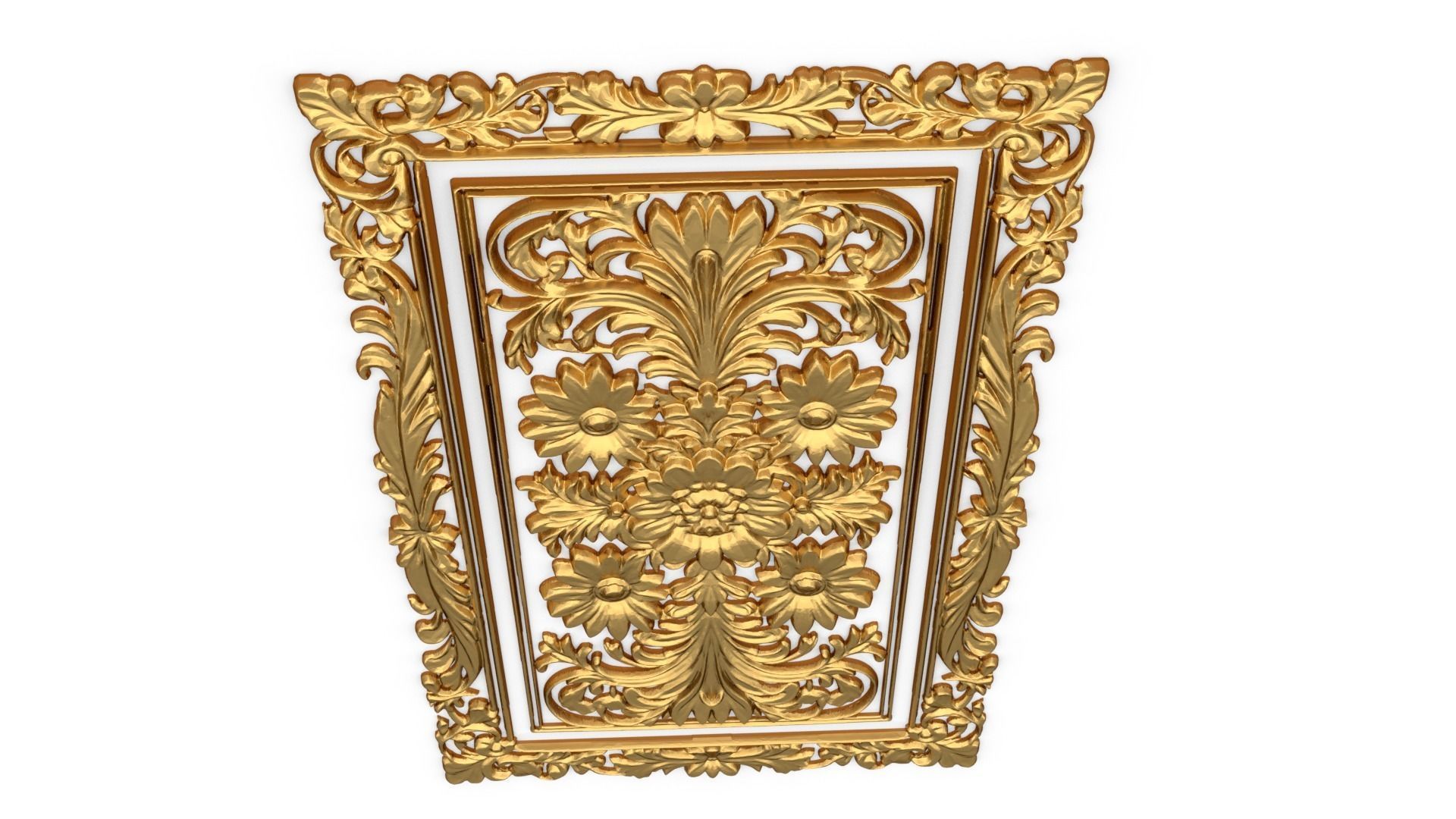 classical door decor 04  3D model_4