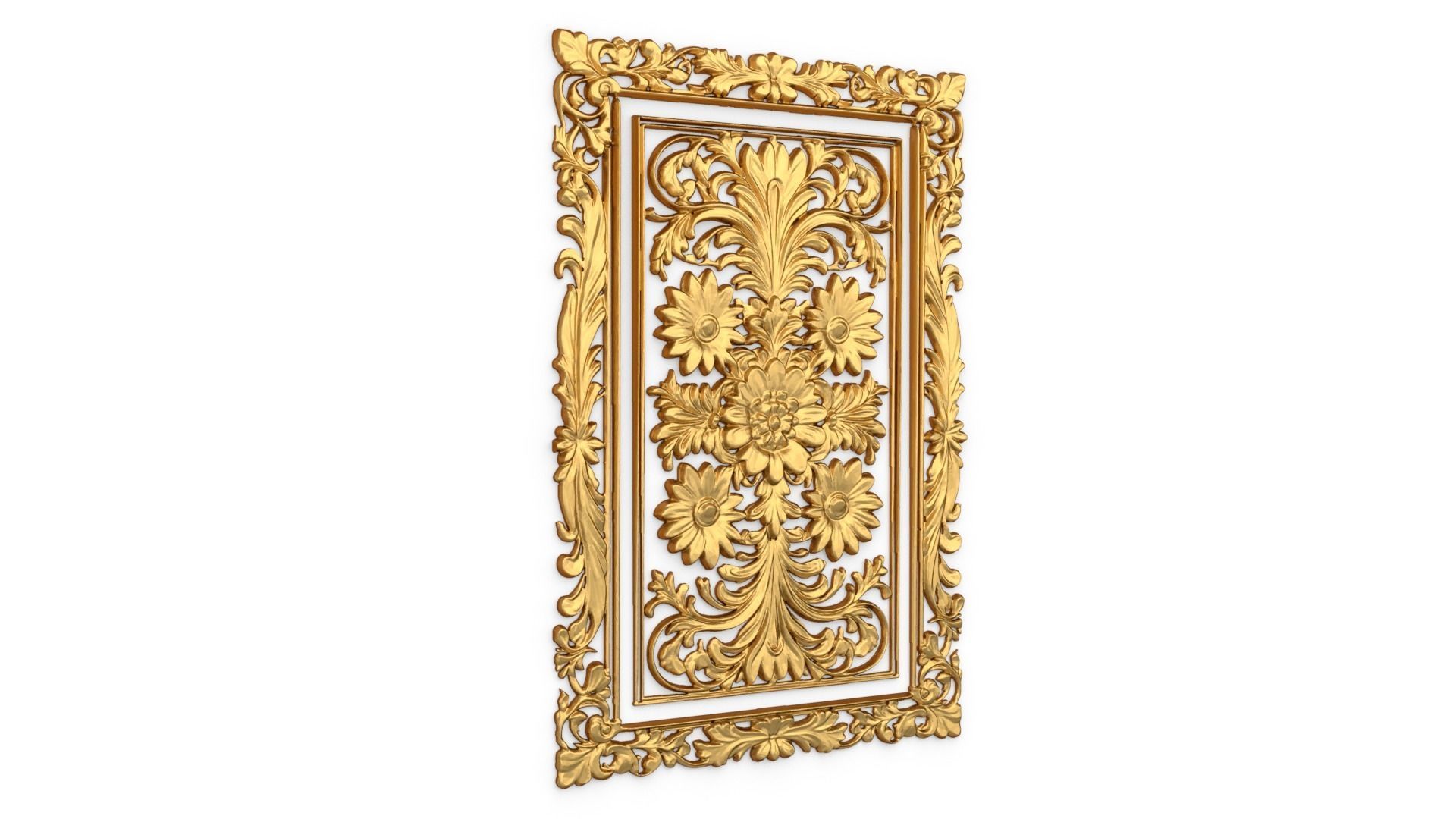 classical door decor 04  3D model_1