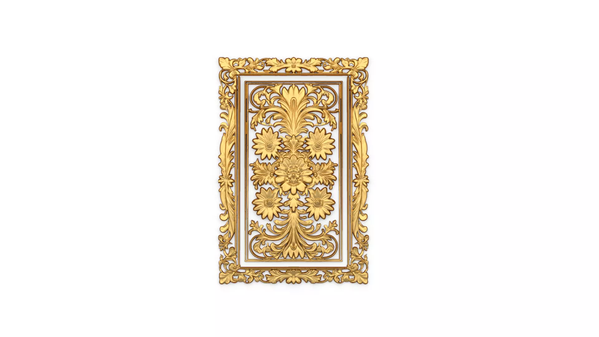 classical door decor 04  3D model_0
