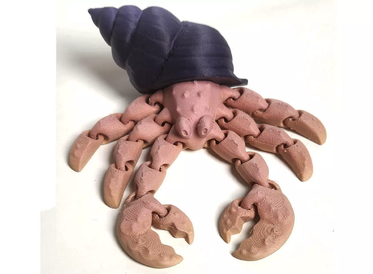 Articulated Crab Model 3D print model_0