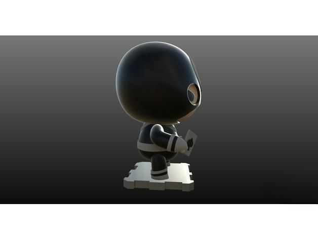 Marvel vs BullsEye 3D Printed Diorama 3D print model_4