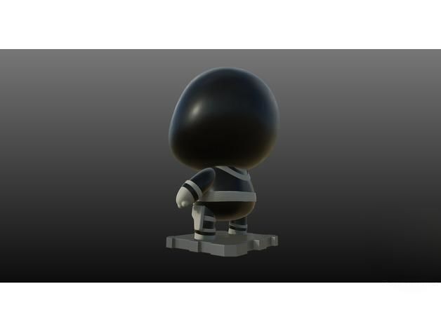 Marvel vs BullsEye 3D Printed Diorama 3D print model_2