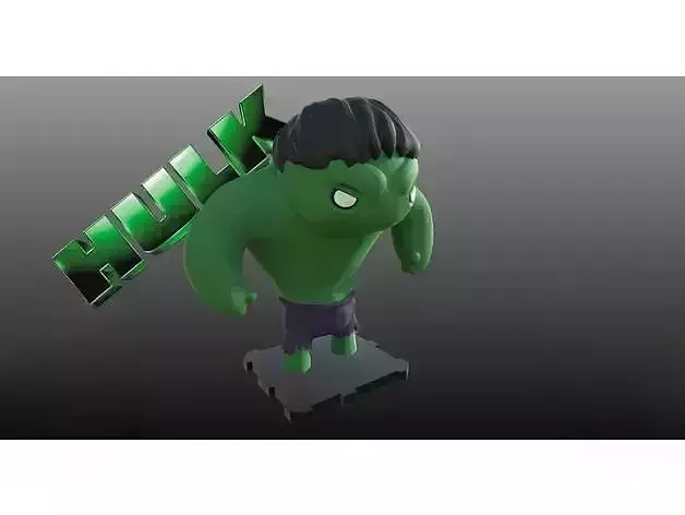 The Hulk 3D Printing Masterpiece 3D print model