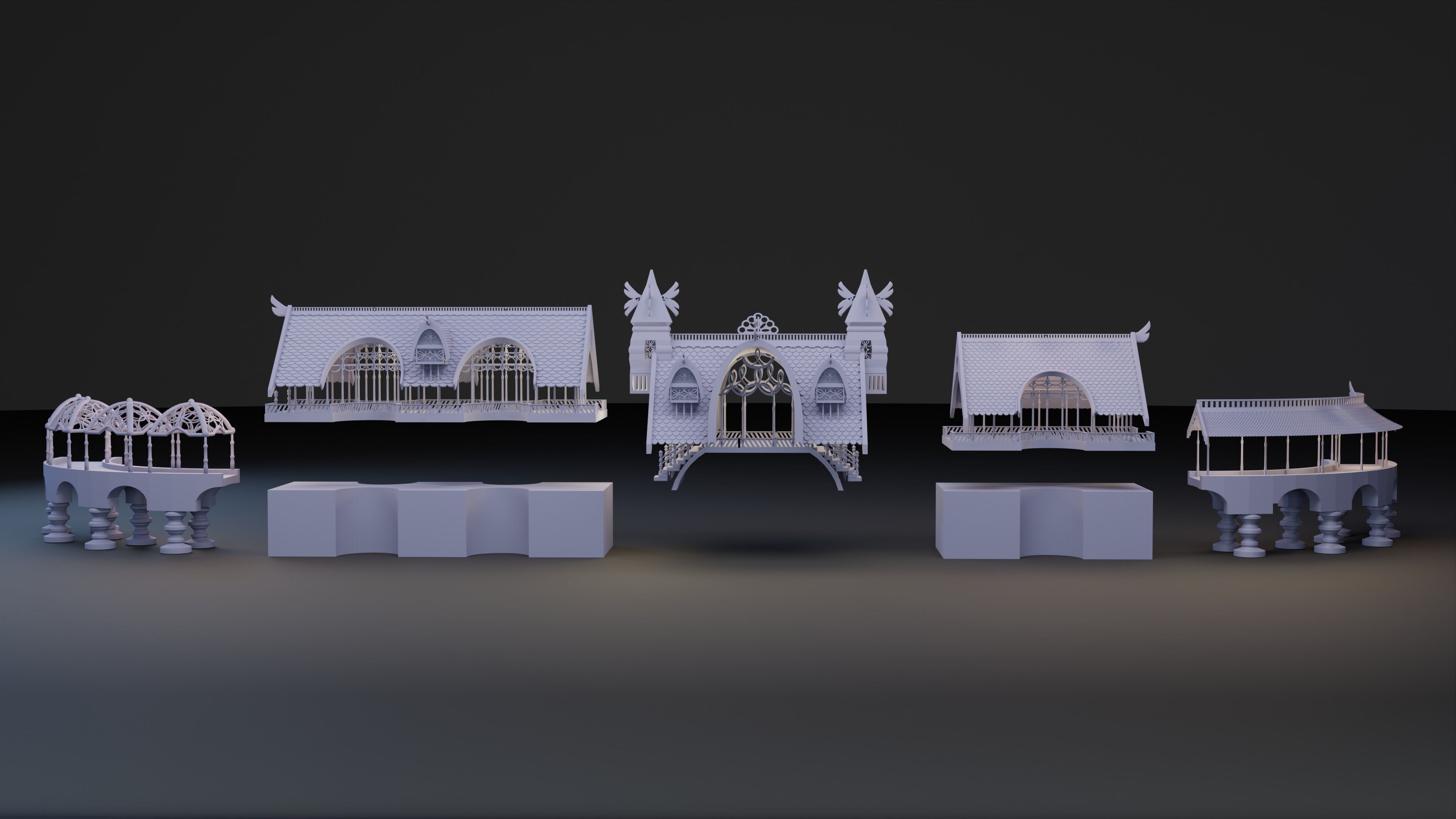 Rivendell Lookout Building 3D print model_6