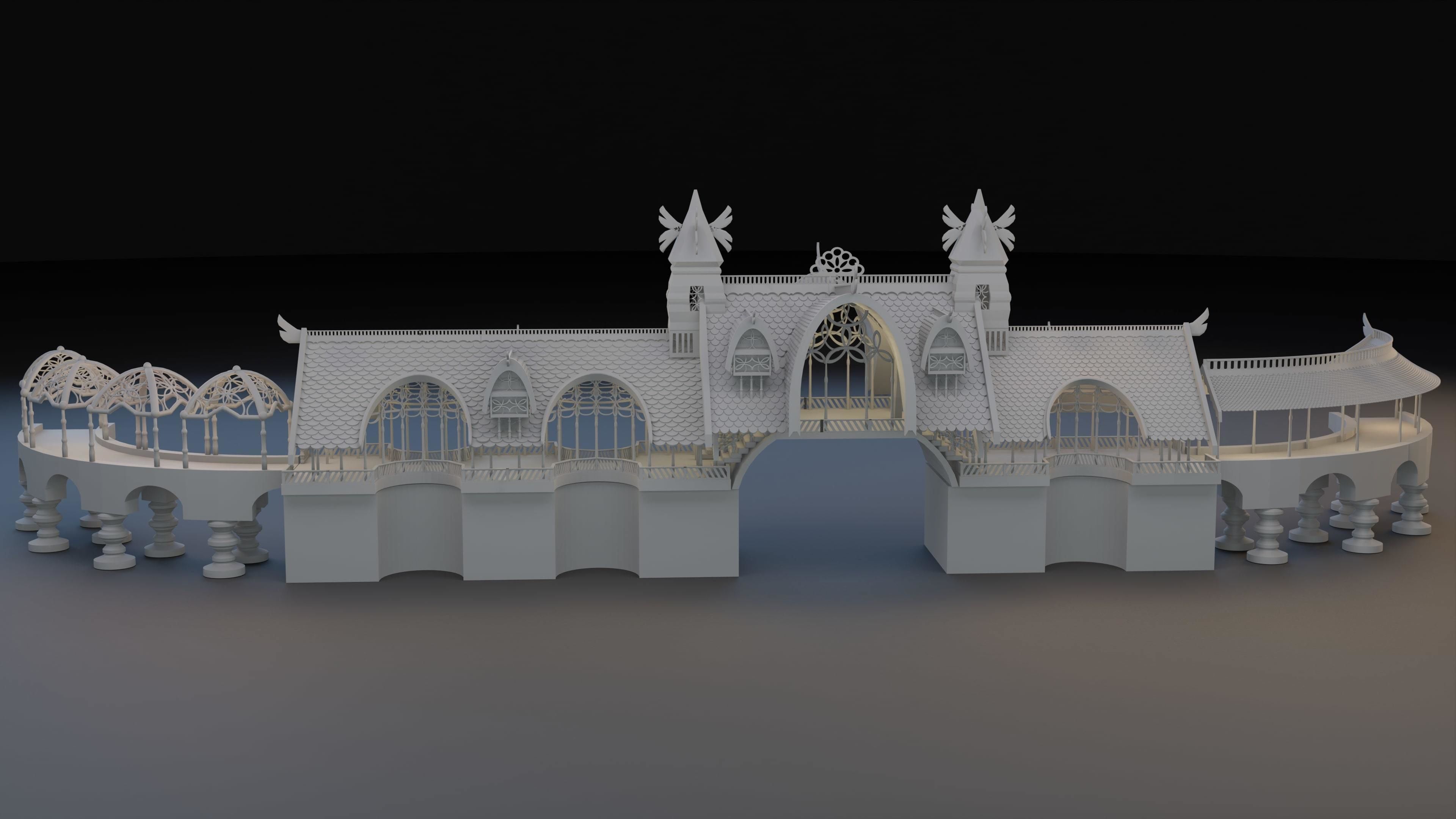 Rivendell Lookout Building 3D print model_11