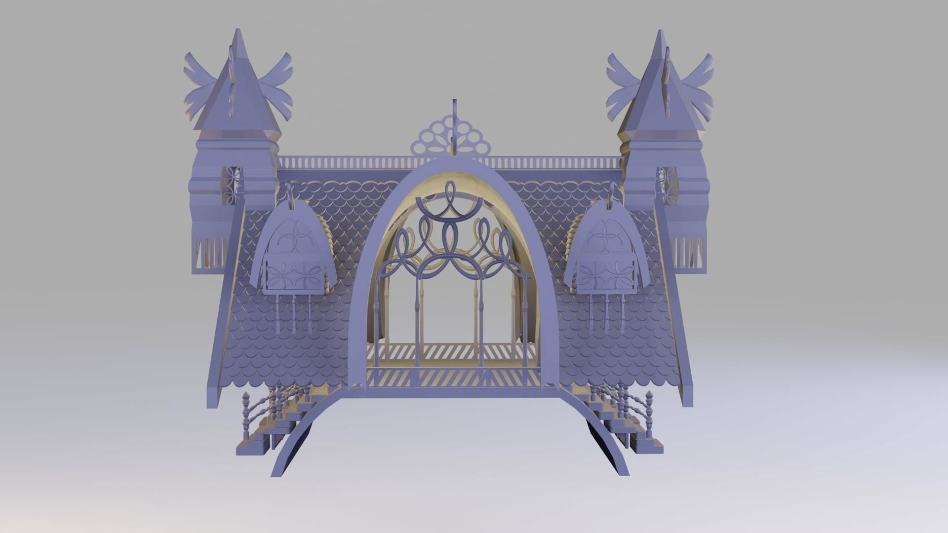 Rivendell Lookout Building 3D print model_13
