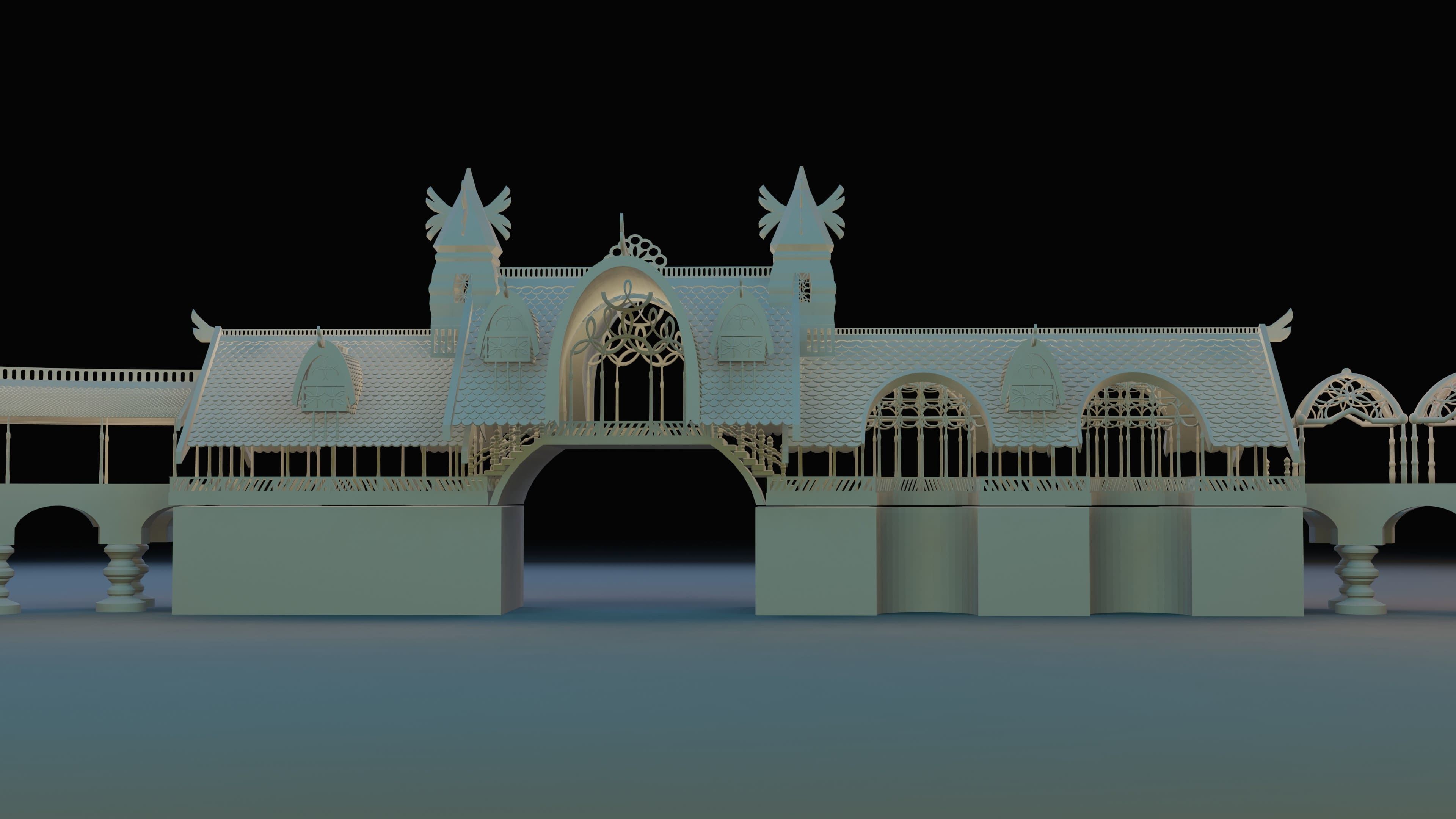 Rivendell Lookout Building 3D print model_10