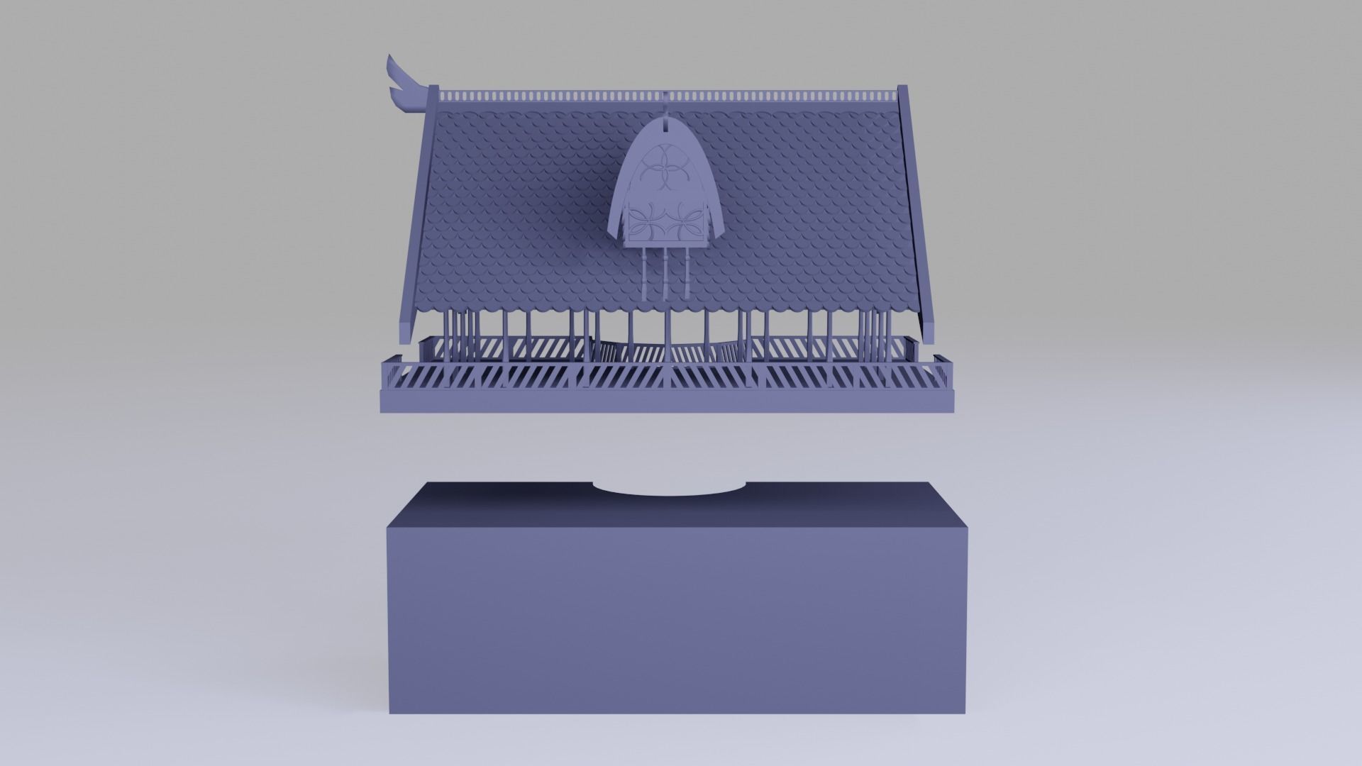 Rivendell Lookout Building 3D print model_16