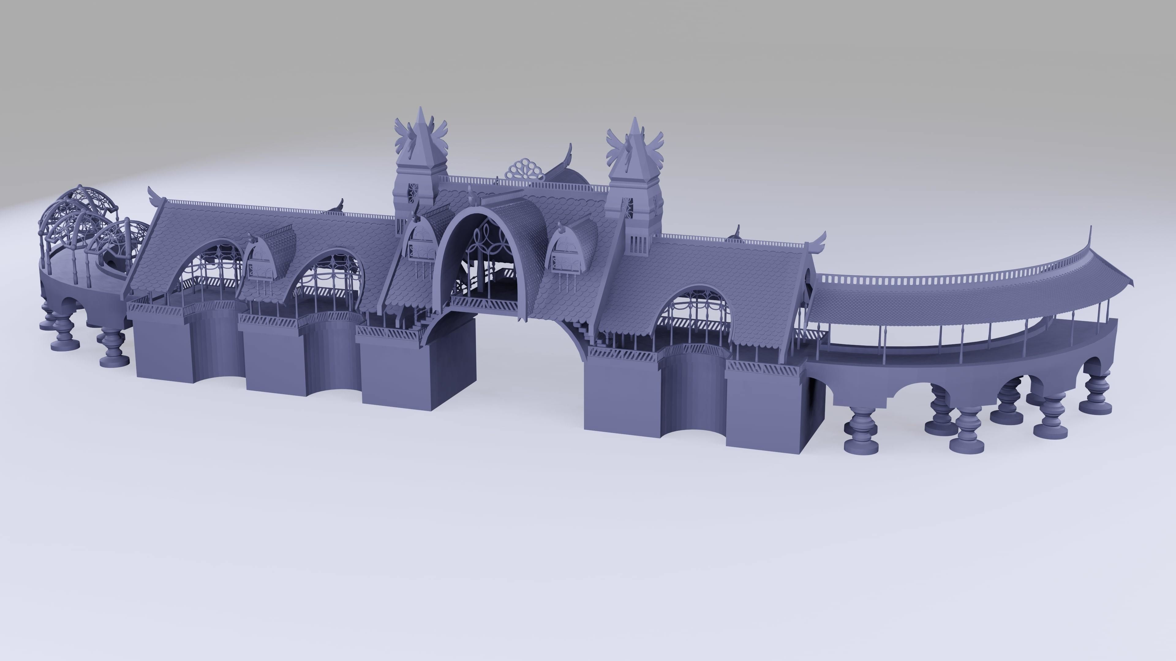 Rivendell Lookout Building 3D print model_20