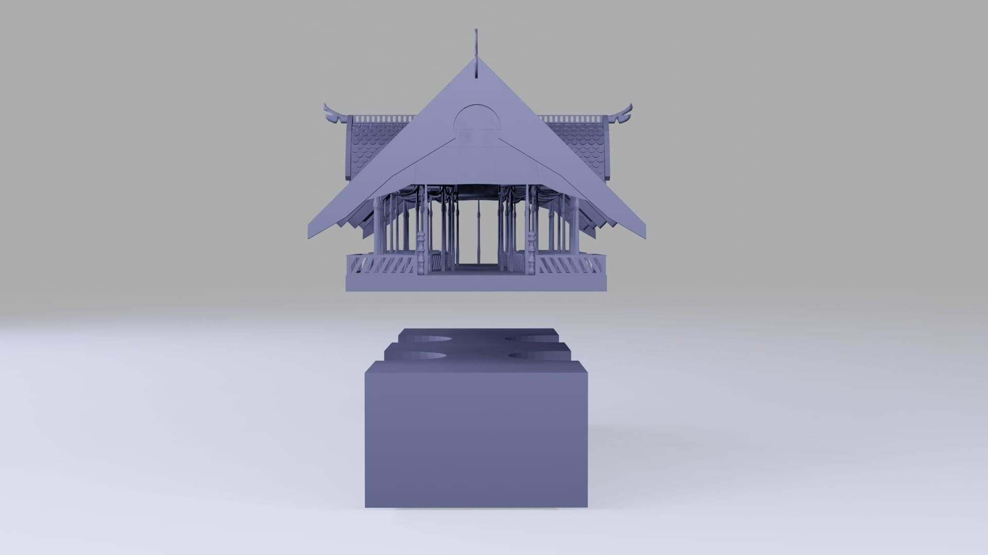 Rivendell Lookout Building 3D print model_14