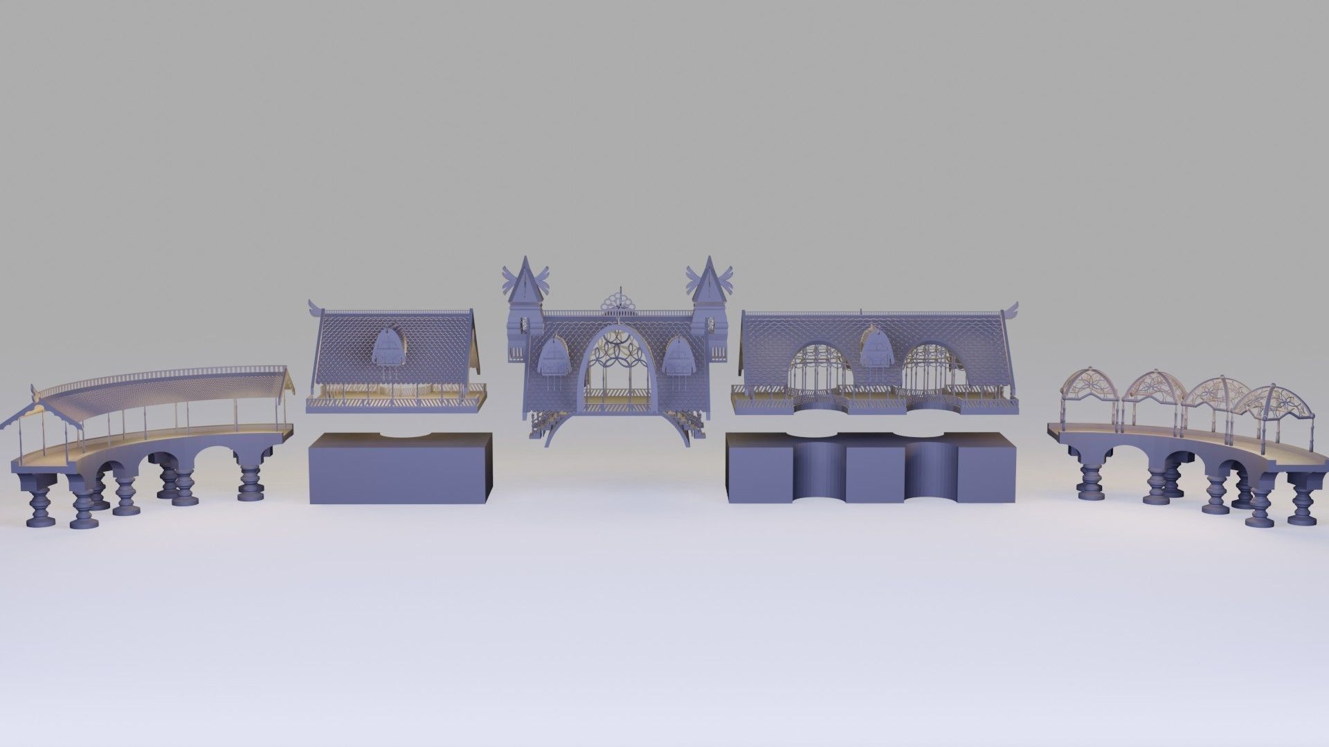 Rivendell Lookout Building 3D print model_7