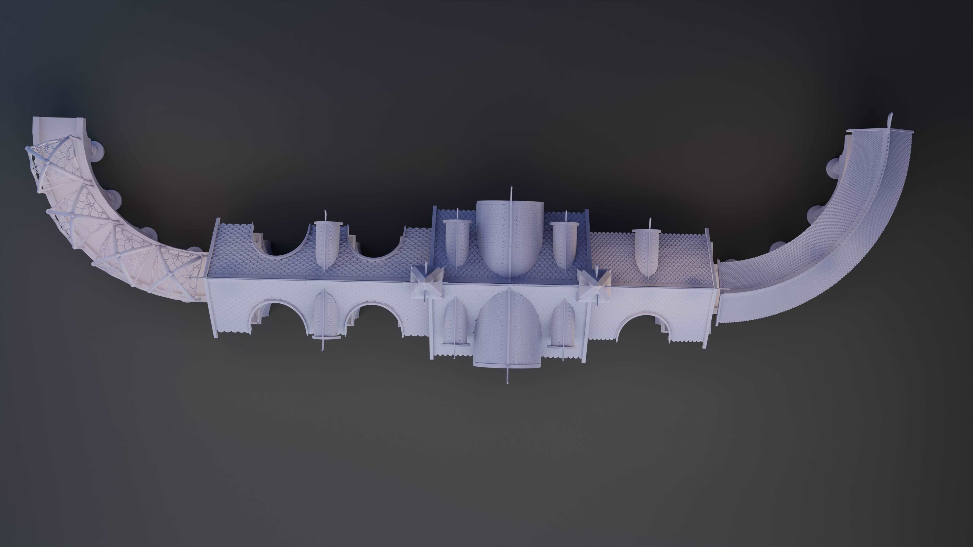 Rivendell Lookout Building 3D print model_3