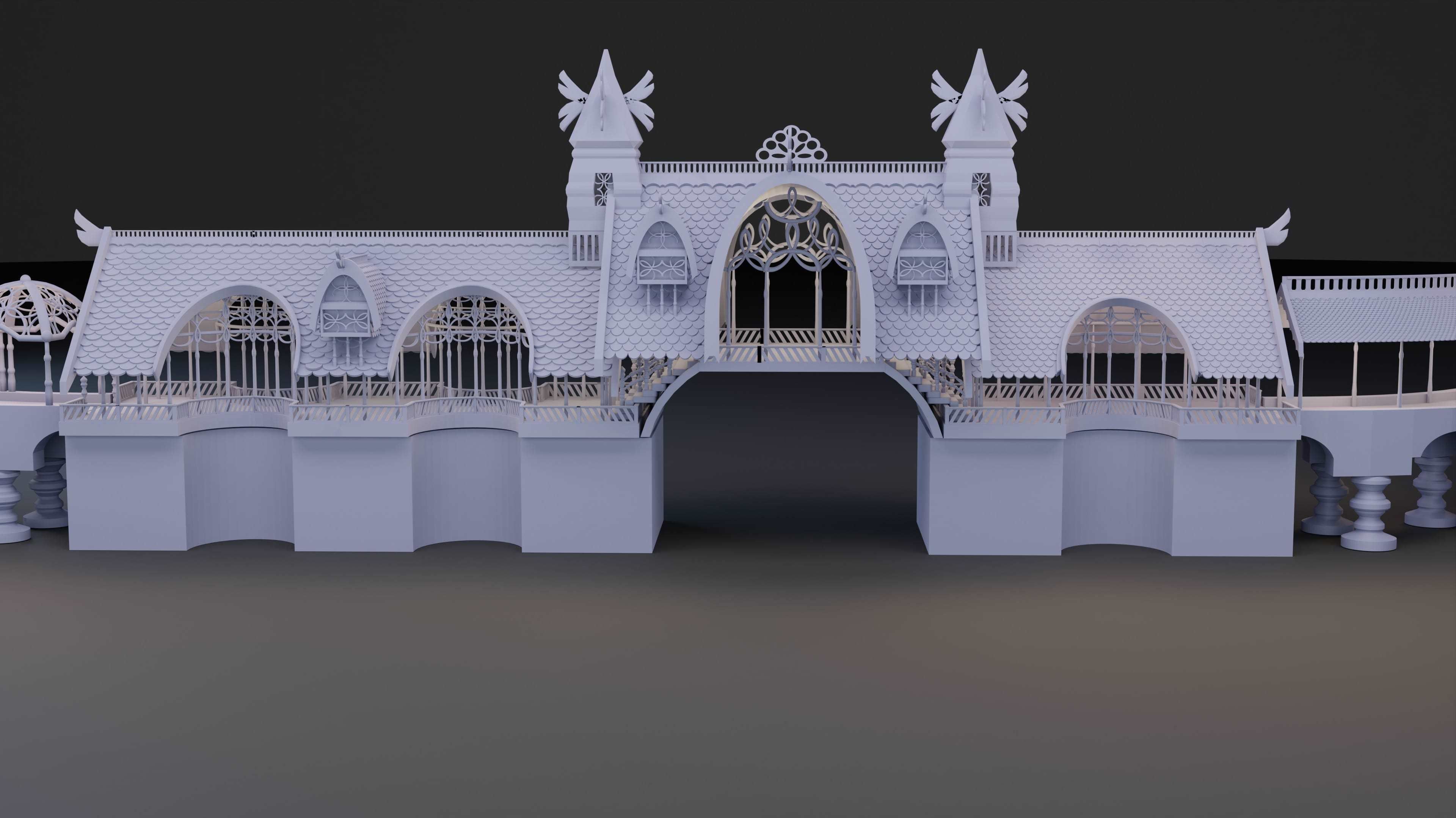 Rivendell Lookout Building 3D print model_2