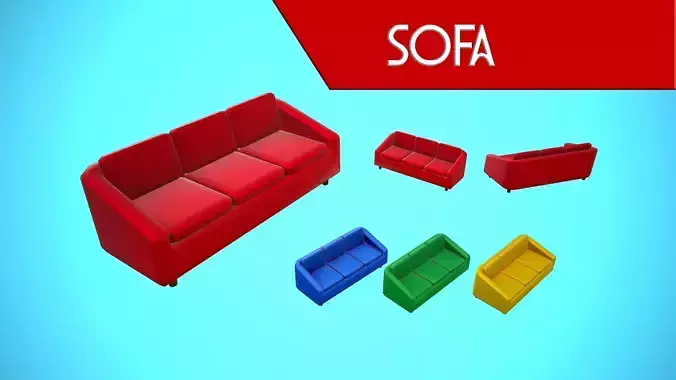 SOFA CARTOON STYLIZED