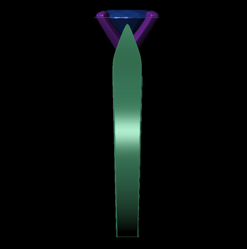 OVAL 0-75-CT Flat Profile Round Shank Width 2-4mm 3D print model_10