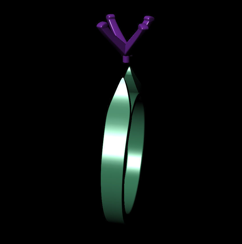 OVAL 0-75-CT Flat Profile Round Shank Width 2-4mm 3D print model_13