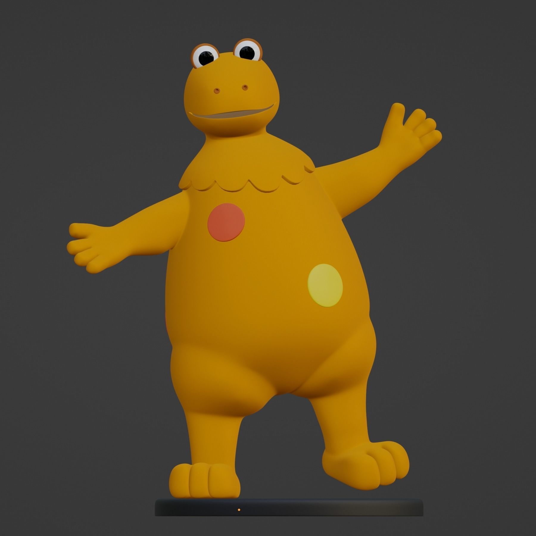 Casimir la figurine 3D print model_3