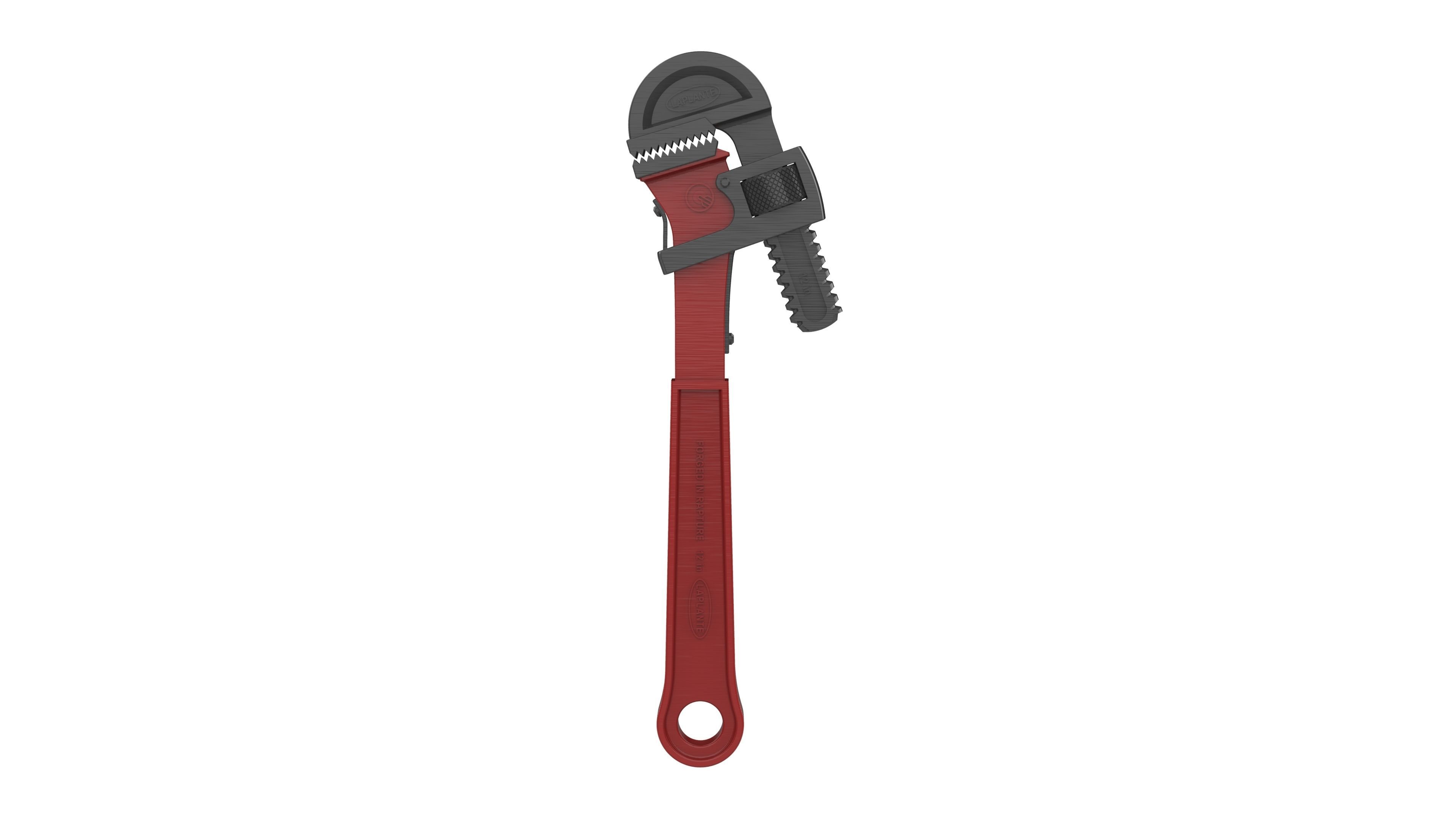 Wrench - BioShock - STL CAD bundle - Commercial Use 3D print model_8