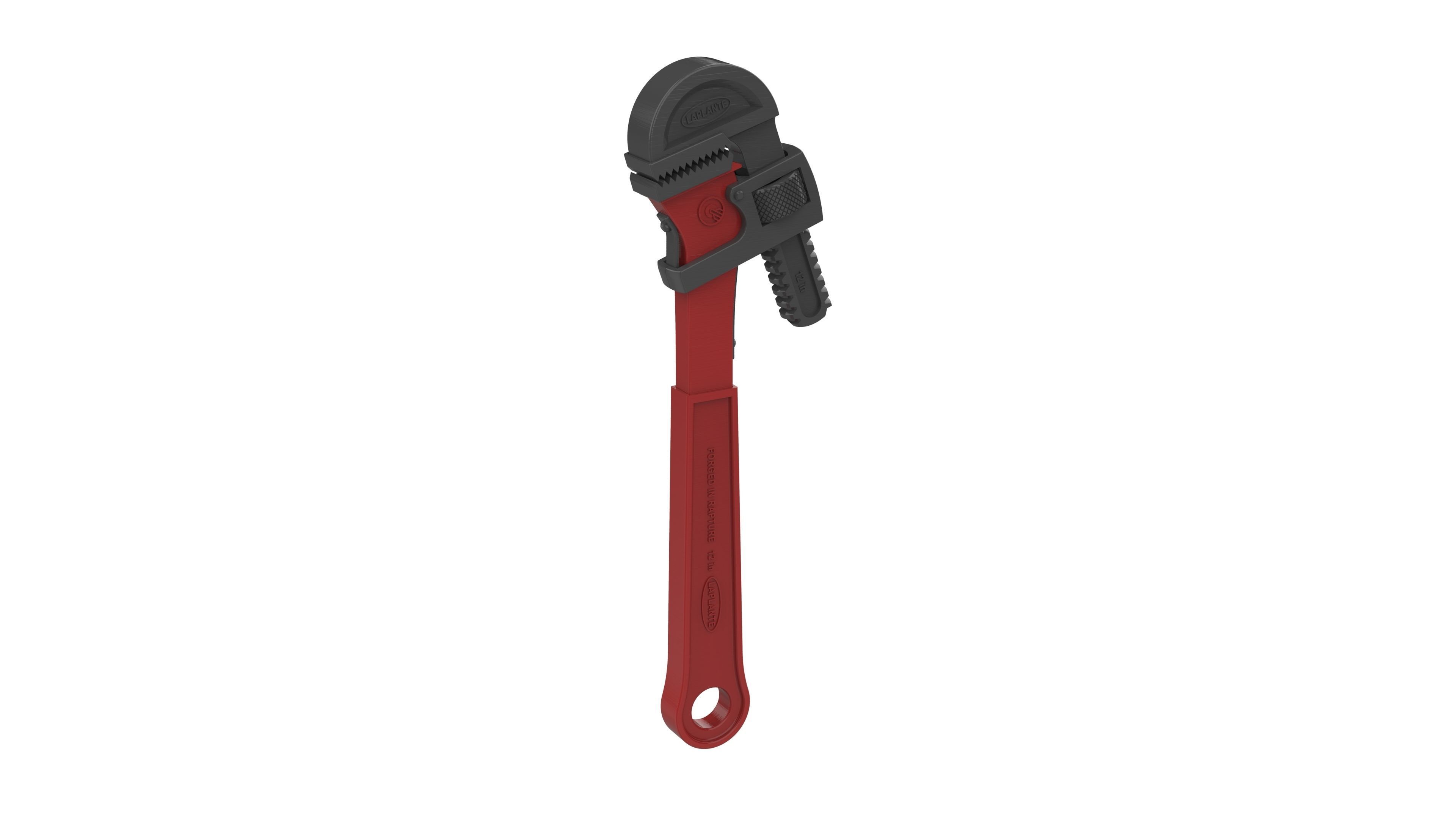 Wrench - BioShock - STL CAD bundle - Commercial Use 3D print model_6