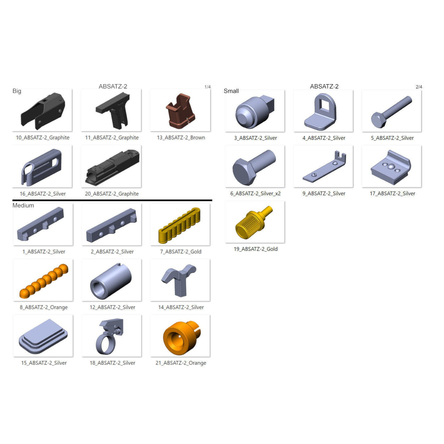 ABSATZ-2 - Atomic Heart - STL CAD bundle - Personal Use 3D print model_22