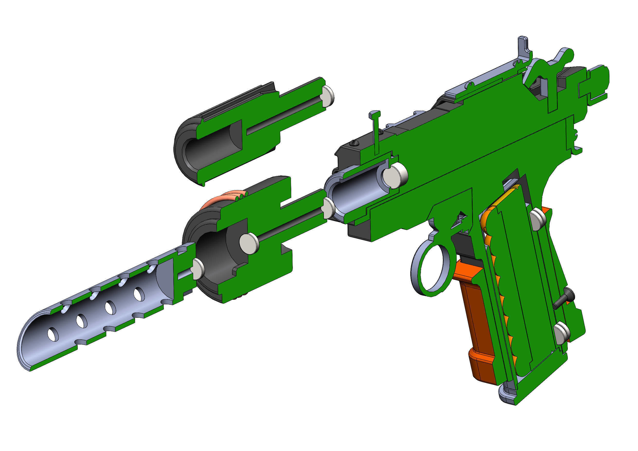 ABSATZ-2 - Atomic Heart - STL CAD bundle - Personal Use 3D print model_24