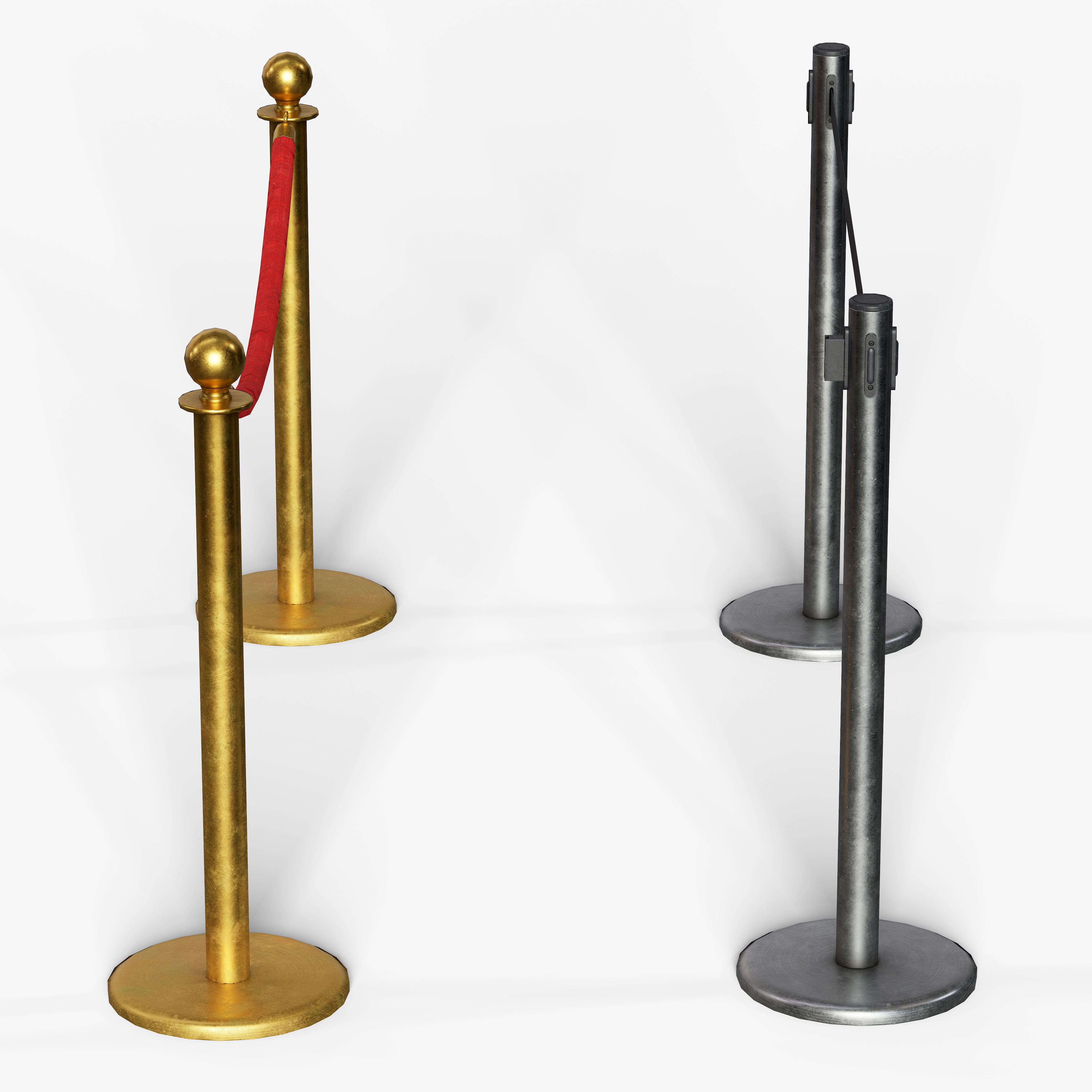 Line Dividers Low-poly 3D model_8