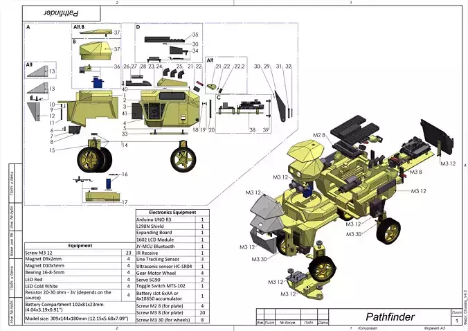 Pathfinder - Housing for RC Car - STL CAD bundle - Personal Use 3D print model