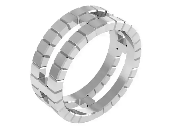 Double Shank Band Ring 1852