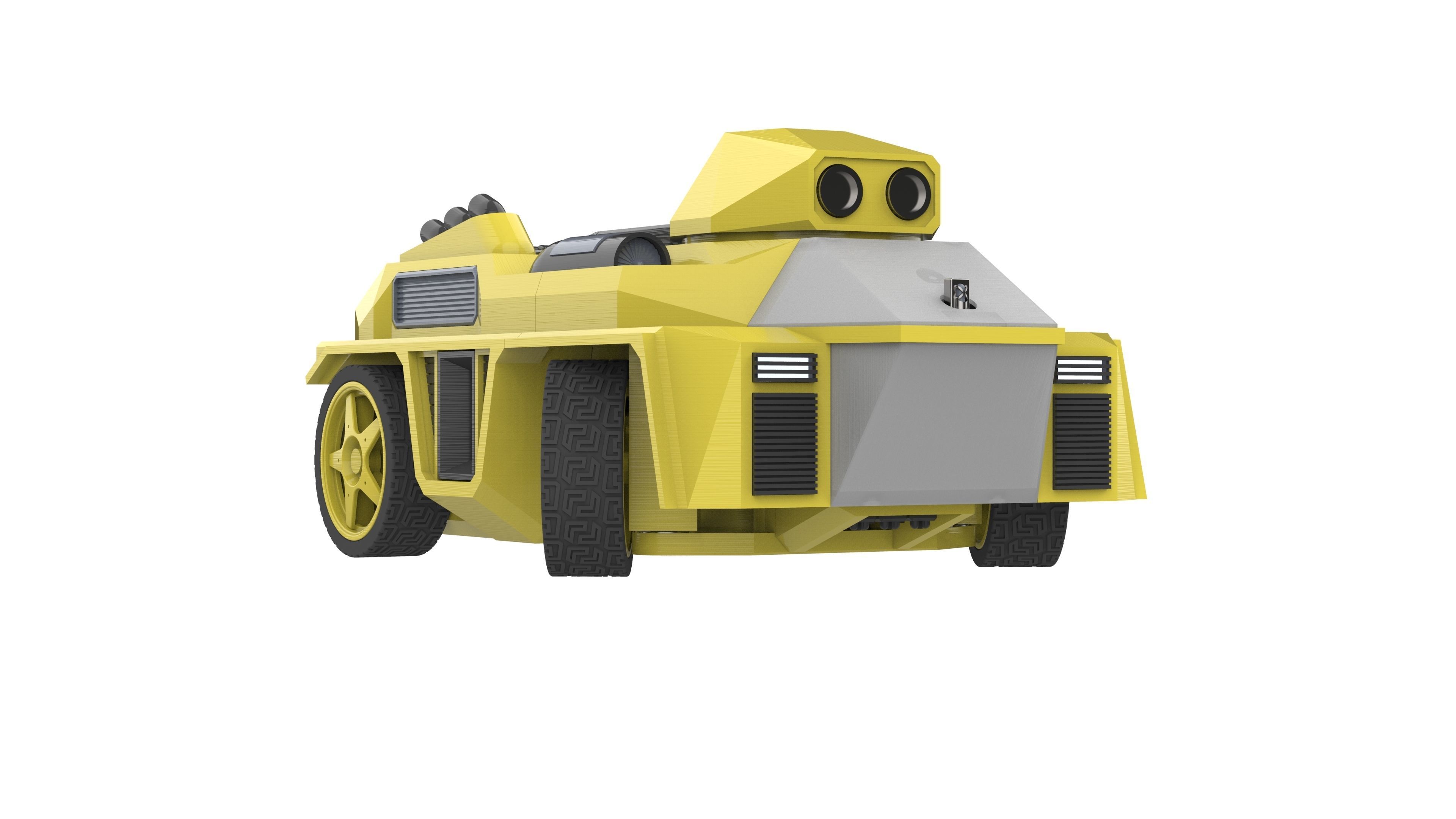 Pathfinder - Housing for RC Car - STL and CAD - Commercial Use 3D print model_3