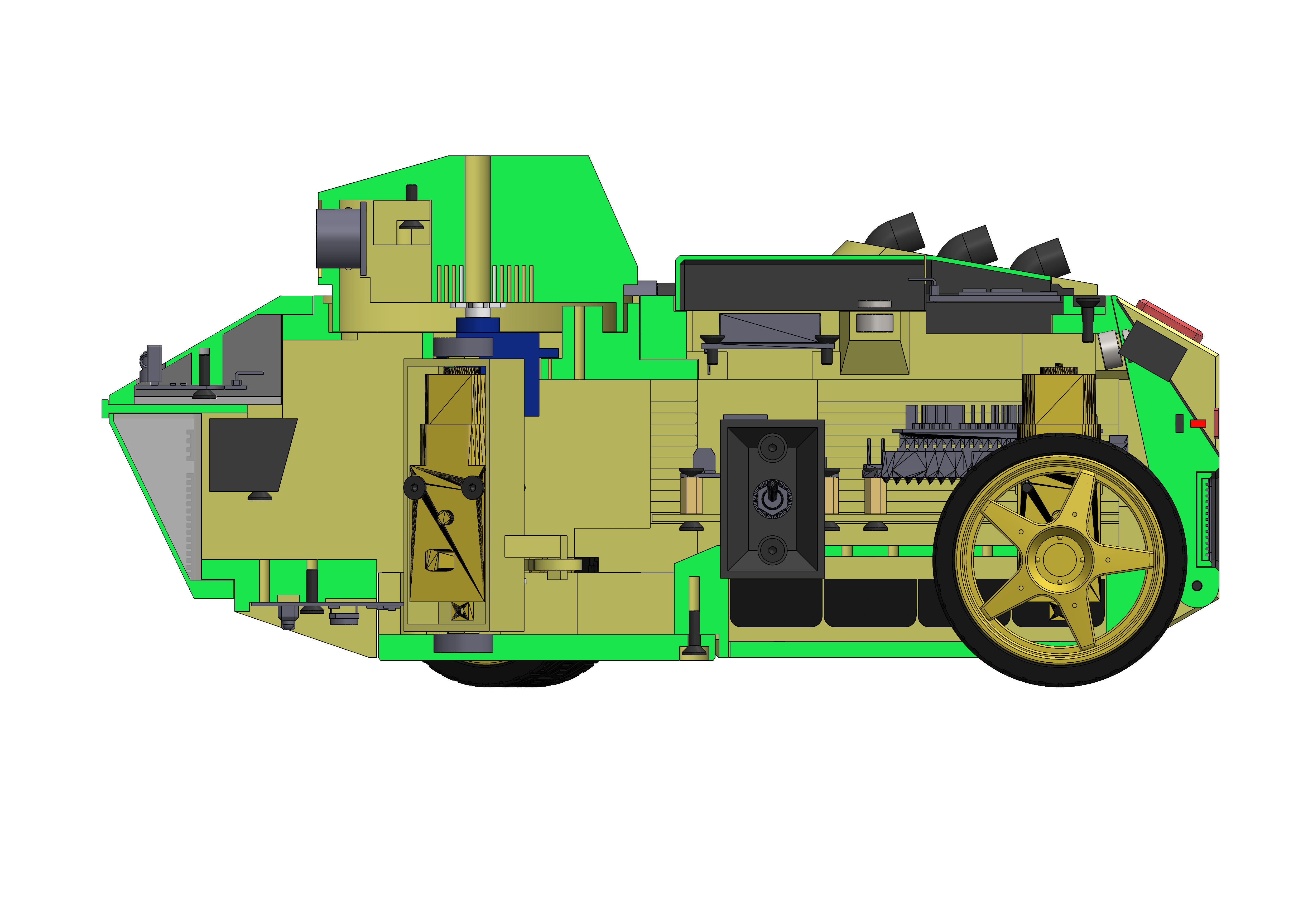 Pathfinder - Housing for RC Car - STL and CAD - Commercial Use 3D print model_23