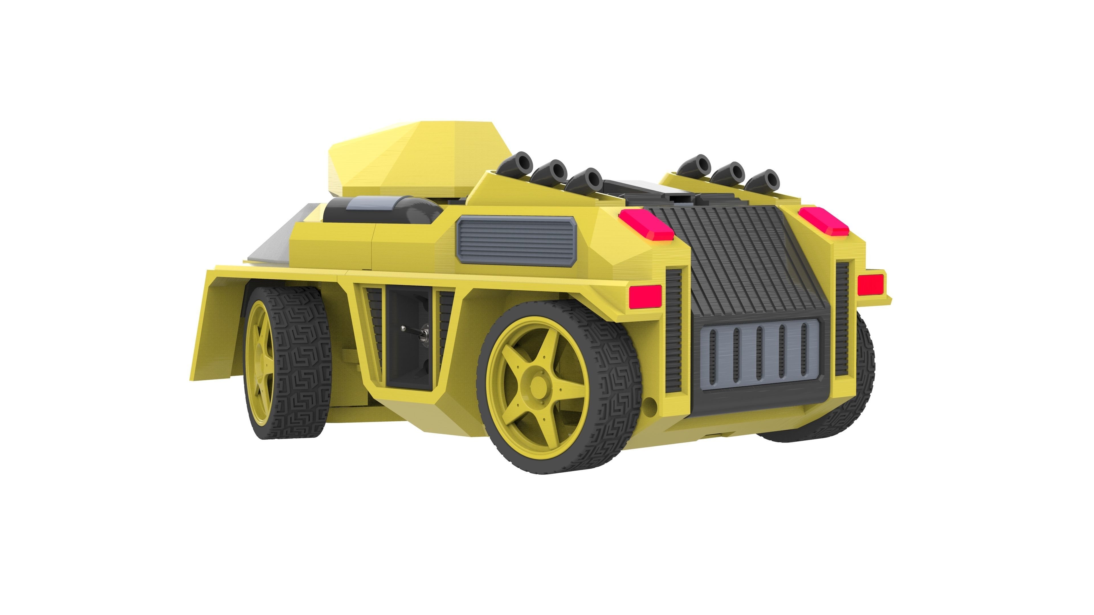 Pathfinder - Housing for RC Car - STL and CAD - Commercial Use 3D print model_6