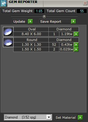 Oval Diamond Split Shank Ring 1859 3D print model_8