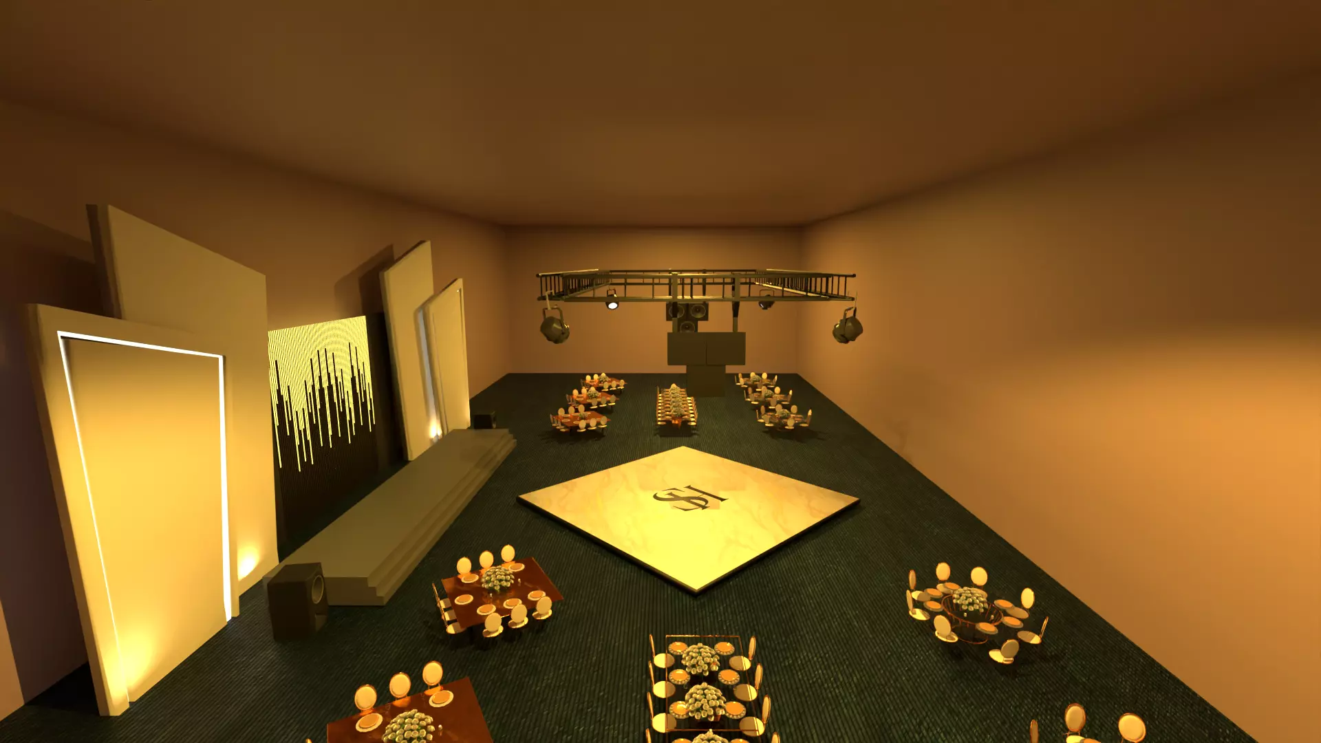 wedding decore 3D model