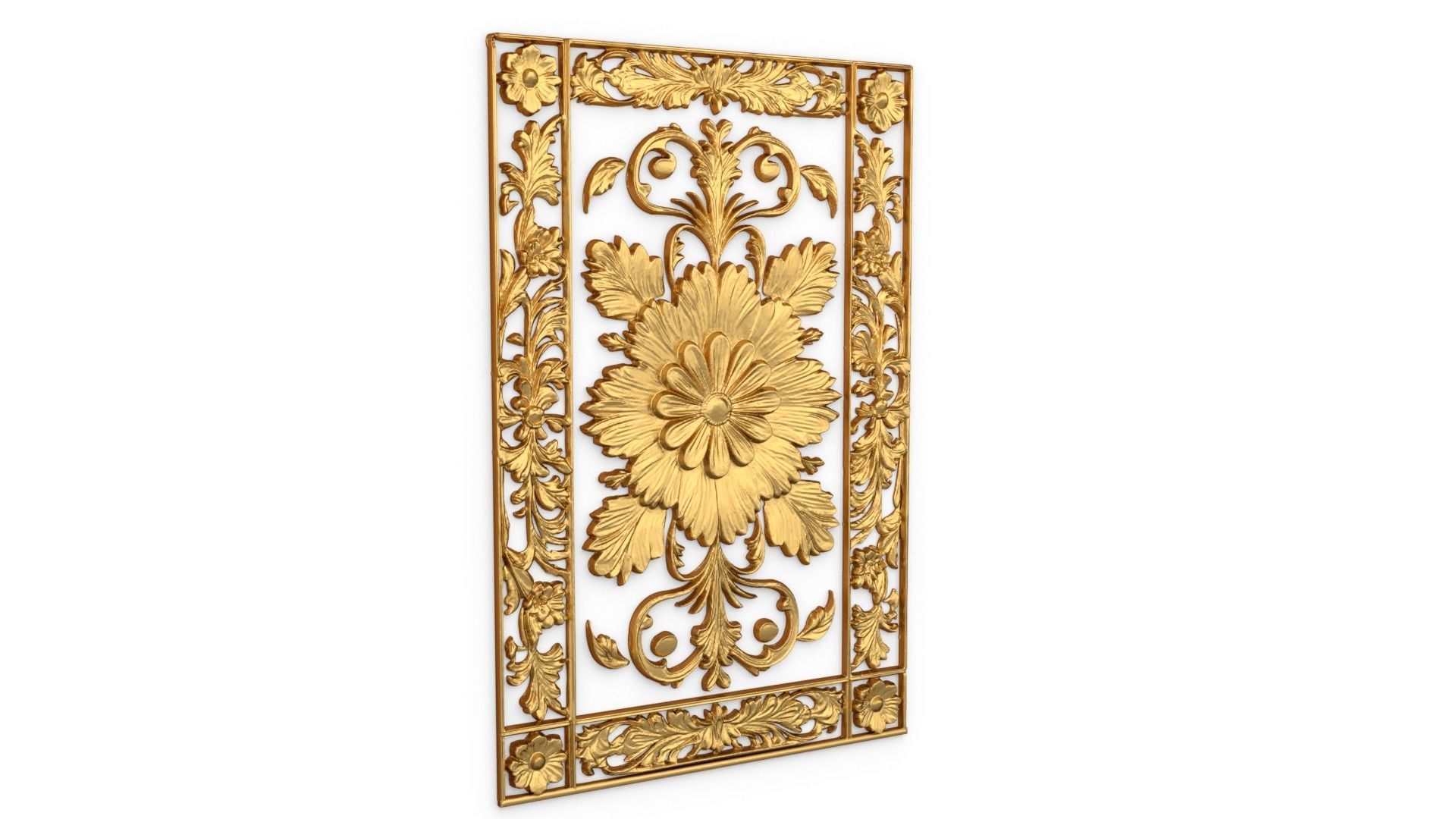 classical door decor 05 3D model_1
