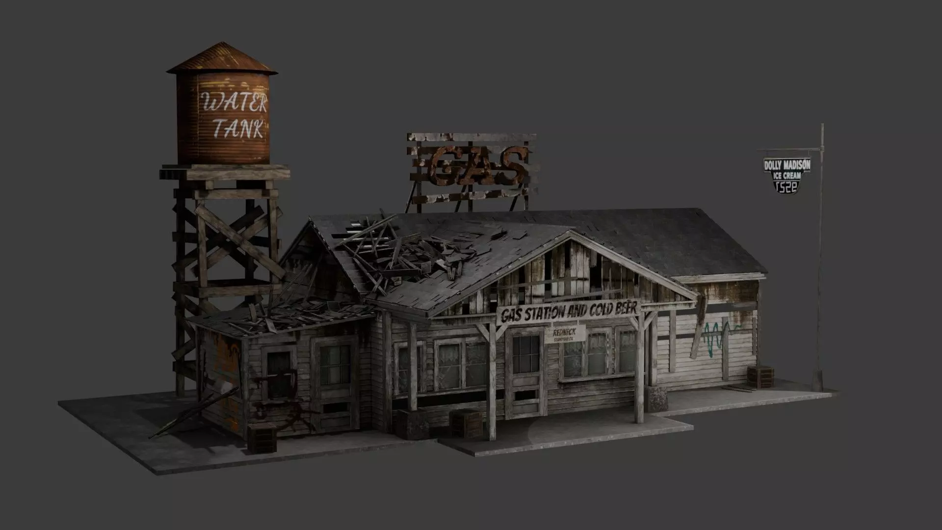 old gas station Texture_0