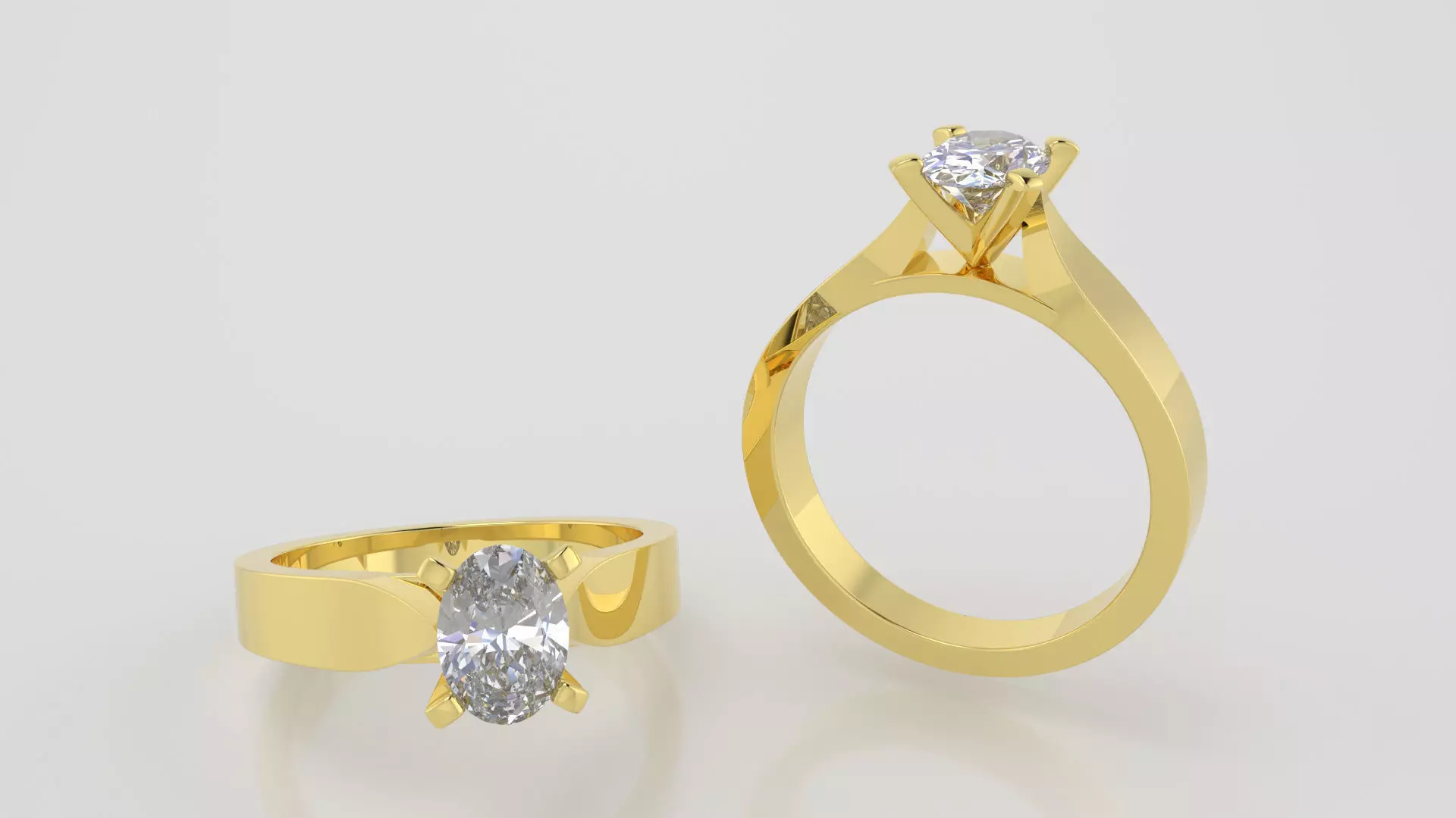 OVAL 0-75-CT Flat Profile Round Shank Width 3-00mm 3D print model_0