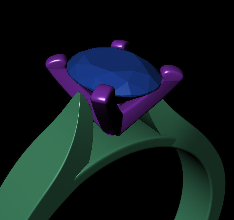 OVAL 0-75-CT Flat Profile Round Shank Width 3-00mm 3D print model_9