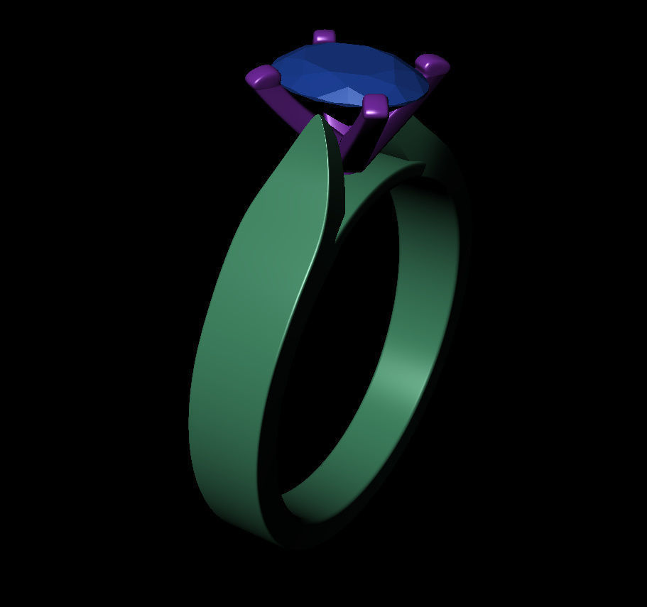 OVAL 0-75-CT Flat Profile Round Shank Width 3-00mm 3D print model_8