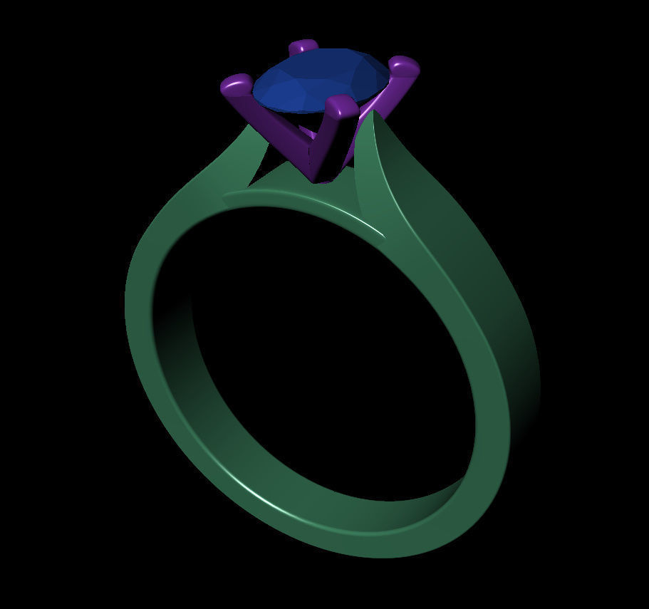 OVAL 0-75-CT Flat Profile Round Shank Width 3-00mm 3D print model_7