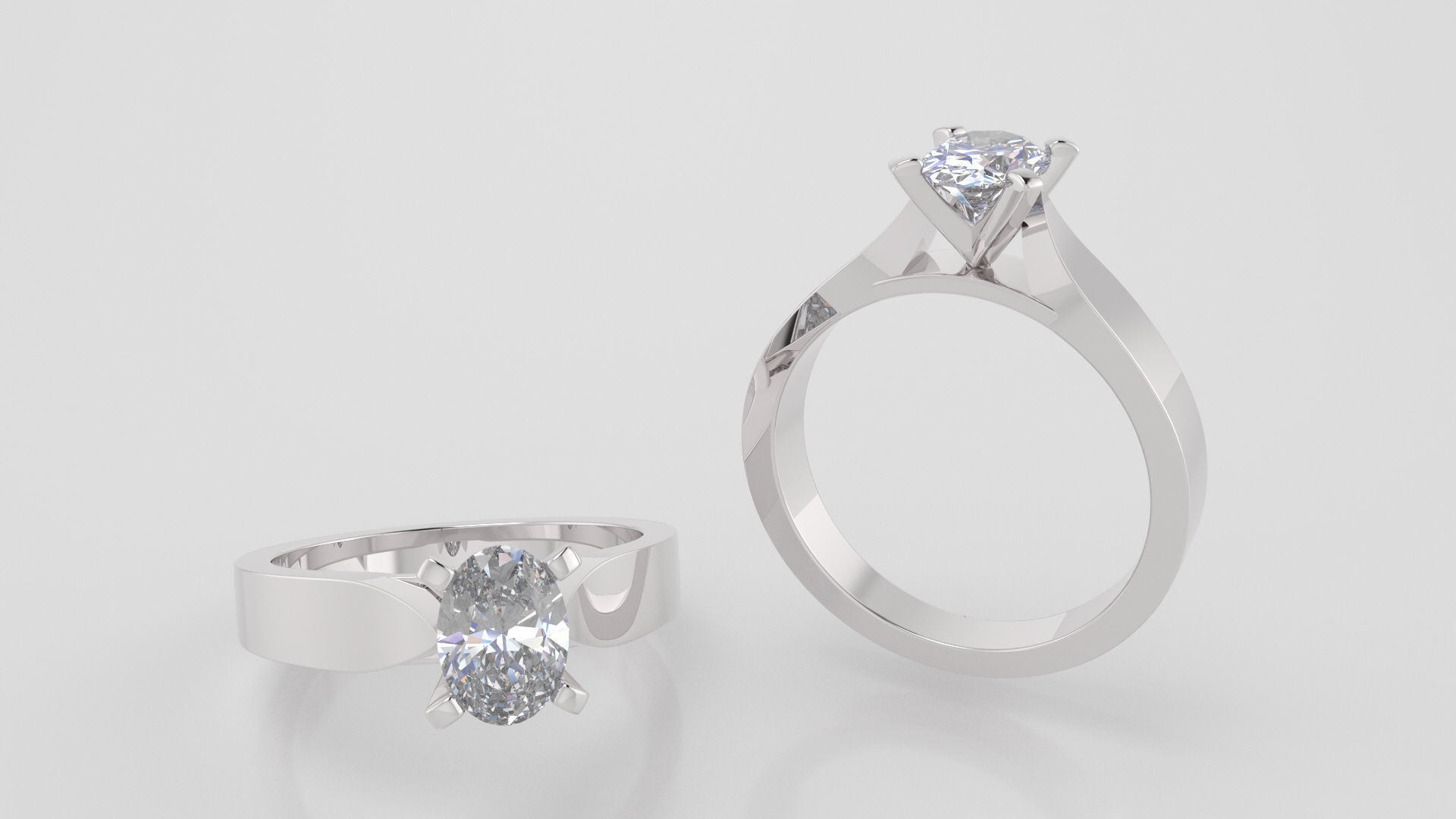 OVAL 0-75-CT Flat Profile Round Shank Width 3-00mm 3D print model_2