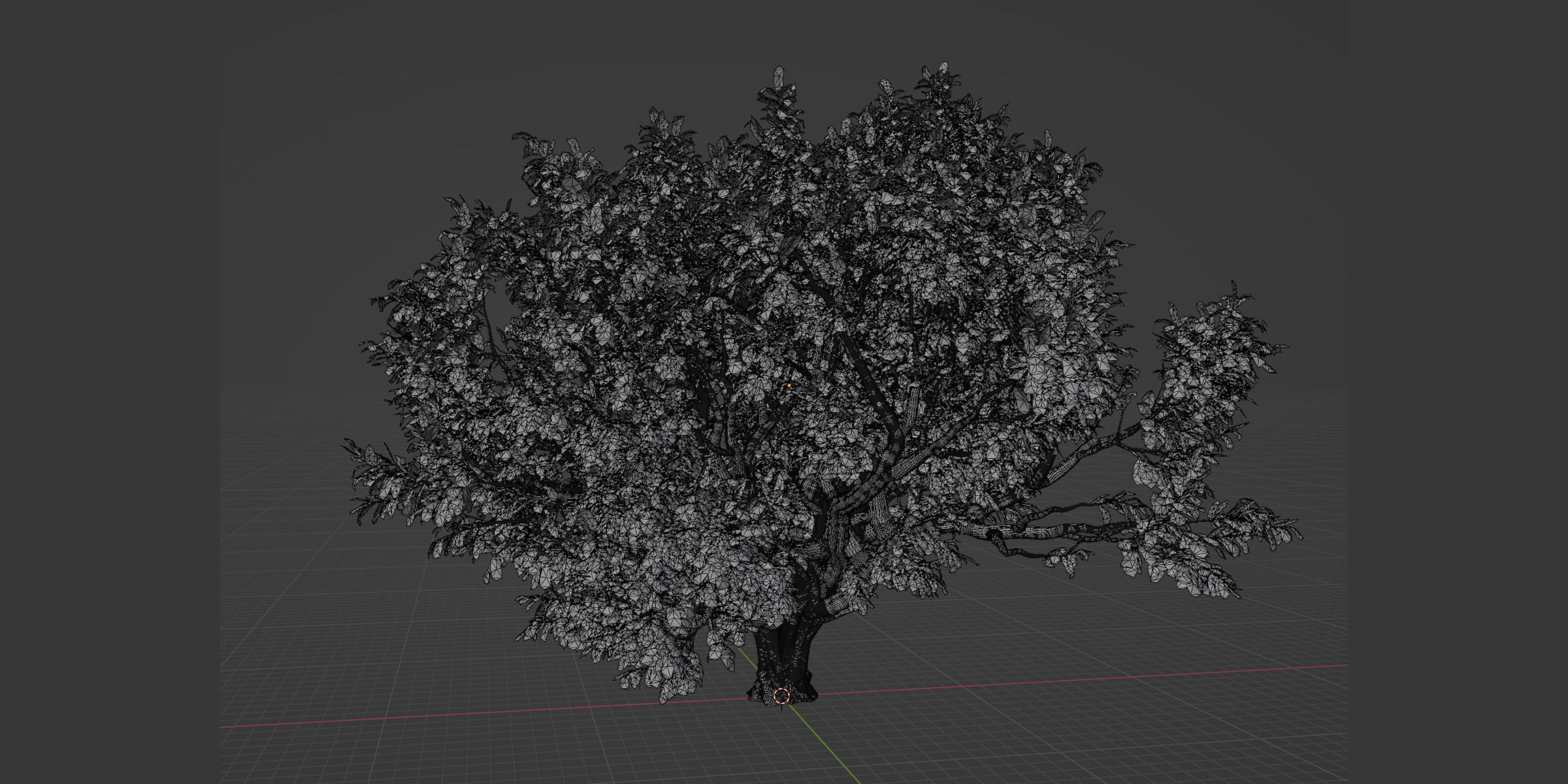 Tamarindus tree vol 207-Blender 3D model_4
