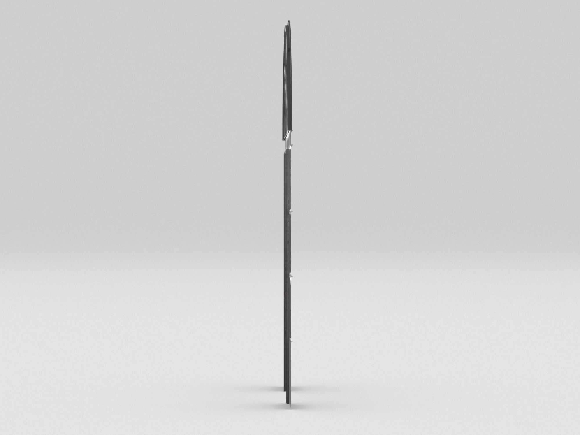 Iron door 2 Low-poly 3D model_7