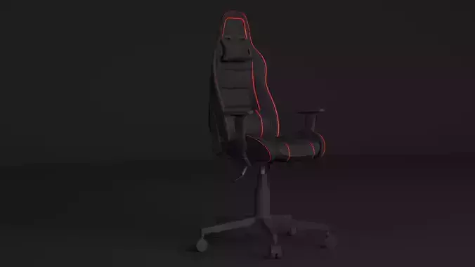 Hard Surface Computer Chair