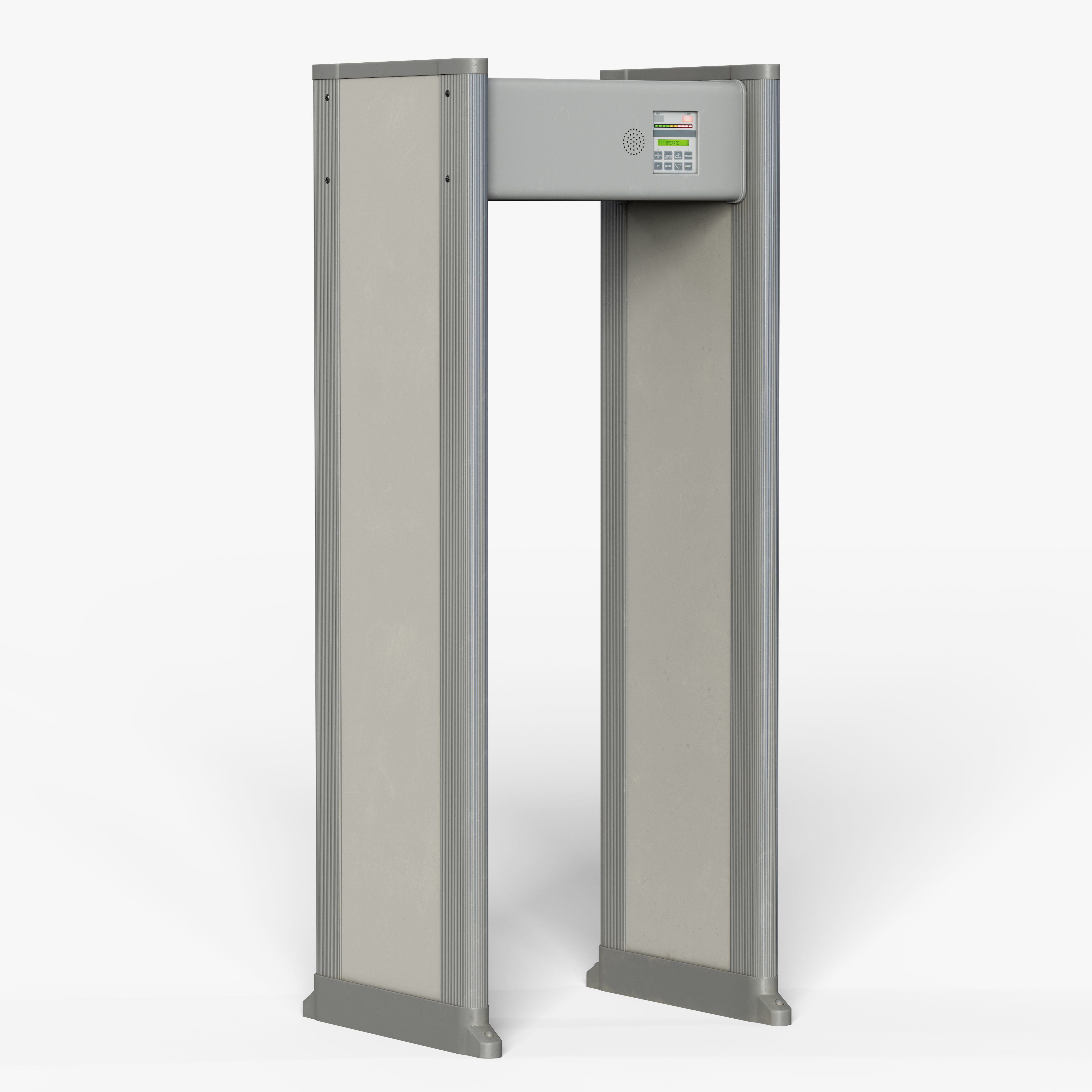 Metal Detector Walk Through Low-poly 3D model_8