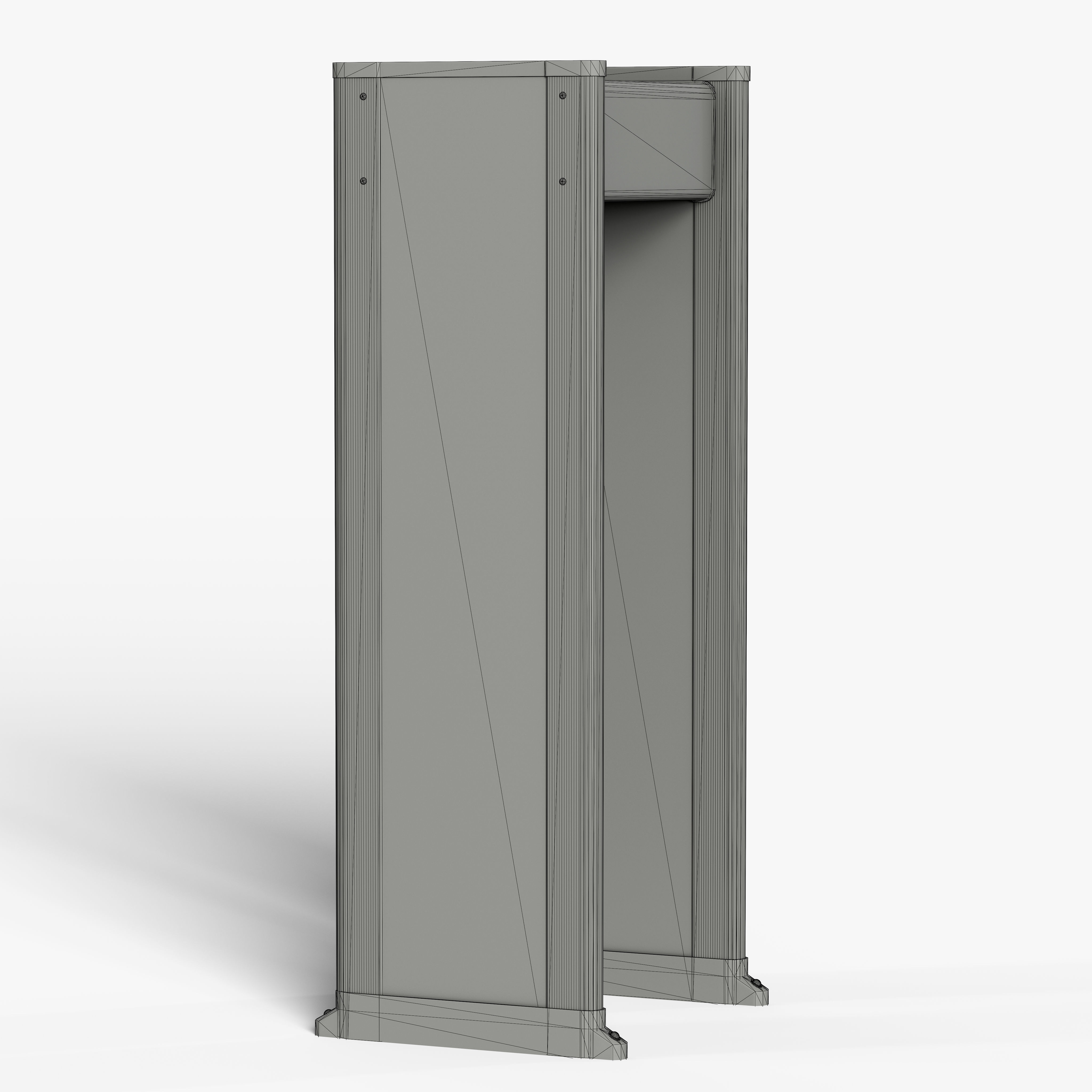 Metal Detector Walk Through Low-poly 3D model_11