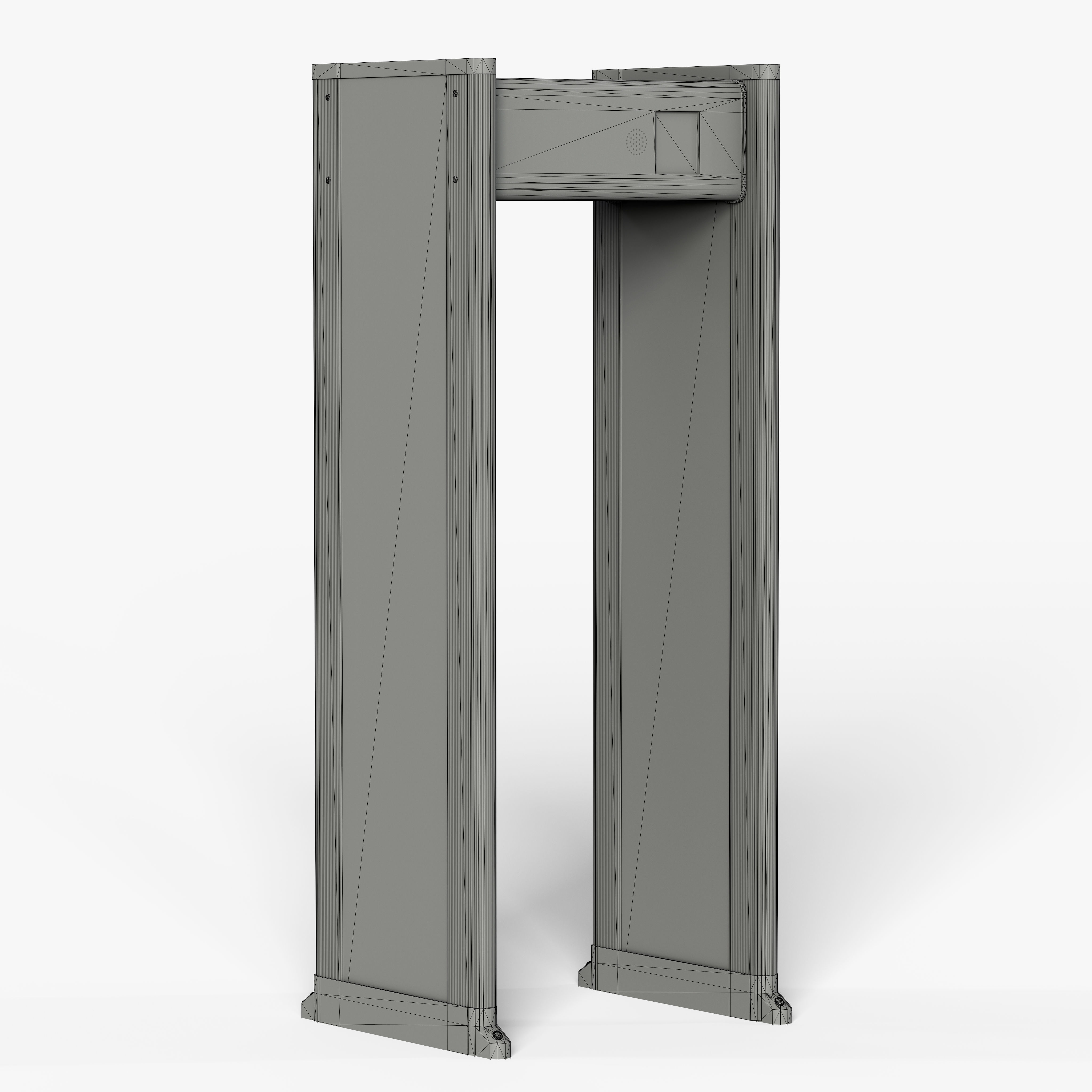 Metal Detector Walk Through Low-poly 3D model_10