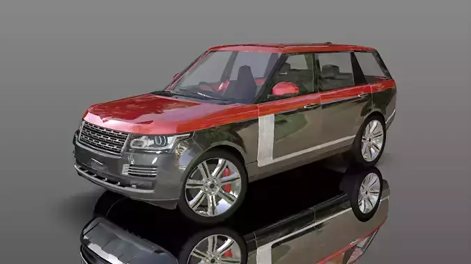 Land Rover Range Rover - SV 3D Model Lowpoly Game
