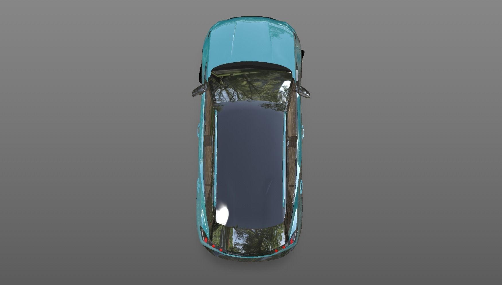 Peugeot 208 Lowpoly Nouvelle 3d Model  3D model_7