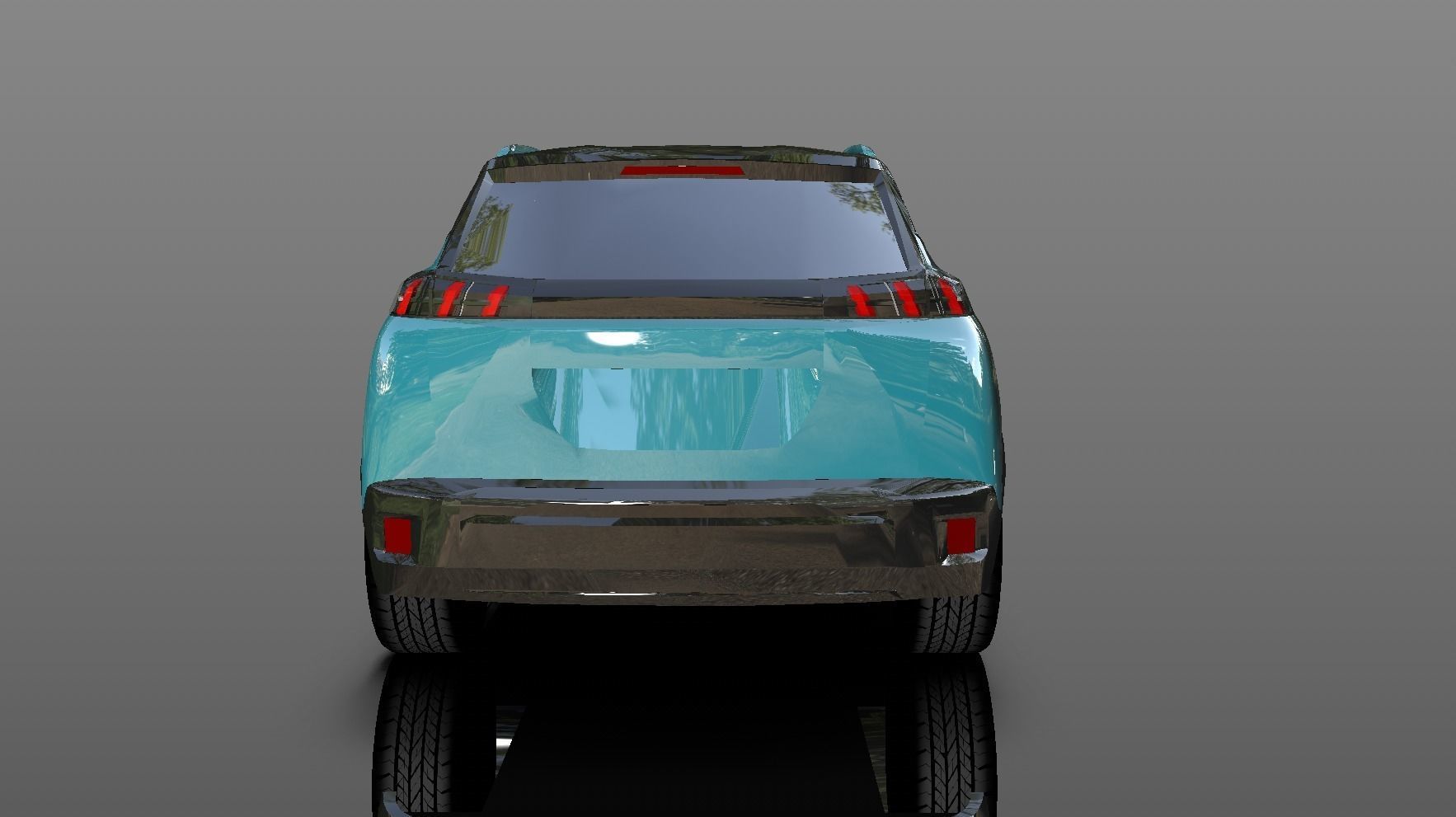 Peugeot 208 Lowpoly Nouvelle 3d Model  3D model_25