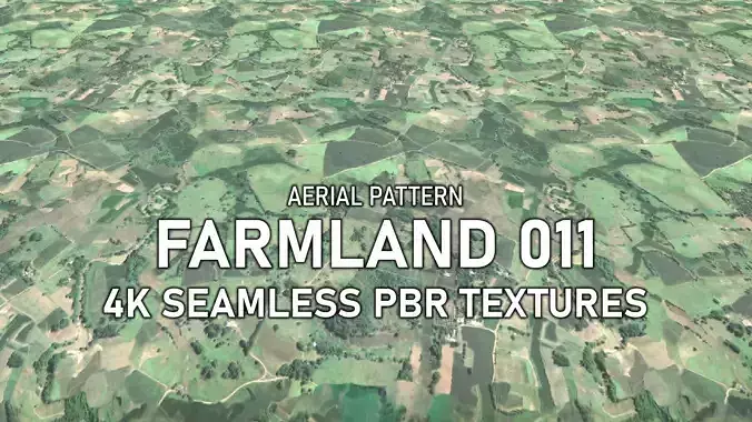 Seamless PBR Farmland - 011 Texture